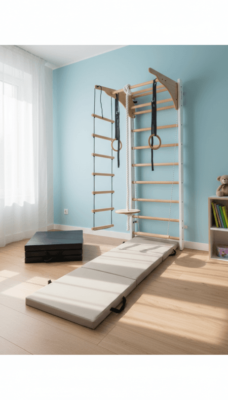 Materac gimnastyczny, mata - 180x60x6 beżowy - MUVV