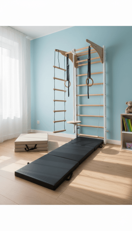 Materac gimnastyczny, mata - 180x60x6 czarny - MUVV